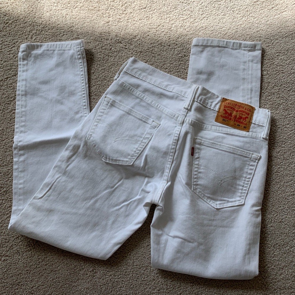 White 511 Levi’s women’s jeans